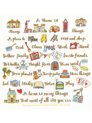 Bothy Threads Borduurpakket Amanda Loverseed - A Home Is Many Things - Bothy Threads Bothy Threads Borduurpakket Amanda Loverseed - A Home Is Many Things - Bothy Threads