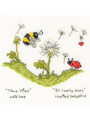 Bothy Threads Borduurpakket Eleanor Teasdale - Time Flies - Bothy Threads Bothy Threads Borduurpakket Eleanor Teasdale - Time Flies - Bothy Threads