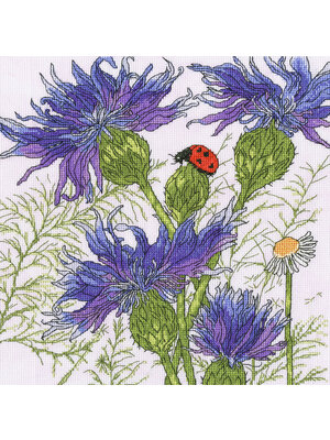 Bothy Threads Borduurpakket Fay Martin - Cornflower Garden - Bothy Threads Bothy Threads Borduurpakket Fay Martin - Cornflower Garden - Bothy Threads