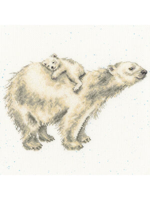 Bothy Threads Borduurpakket Hannah Dale - Snow Baby - Bothy Threads Bothy Threads Borduurpakket Hannah Dale - Snow Baby - Bothy Threads