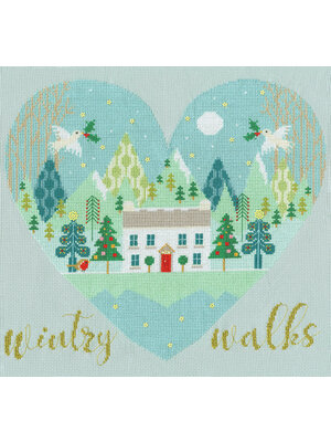 Bothy Threads Borduurpakket Hilary Yafai - Wintry Walks - Bothy Threads Bothy Threads Borduurpakket Hilary Yafai - Wintry Walks - Bothy Threads