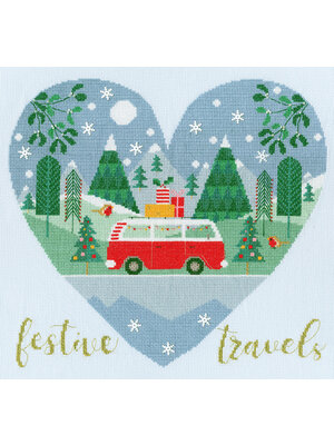 Bothy Threads Borduurpakket Hilary Yafai - Festive Travels - Bothy Threads Bothy Threads Borduurpakket Hilary Yafai - Festive Travels - Bothy Threads