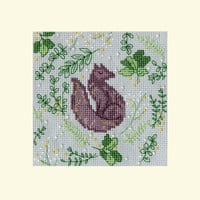 Borduurpakket Jade Mosinski Christmas Cards - Scandi Fox - Bothy Threads