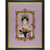 Borduurpatroon Portrait Queen - Mirabilia Designs