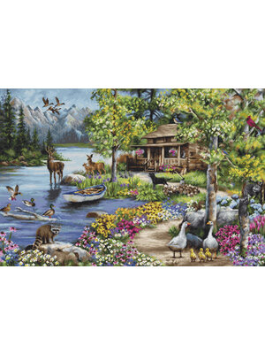 Luca-S Borduurpakket Cabin by the Lake - Luca-S Luca-S Borduurpakket Cabin by the Lake - Luca-S