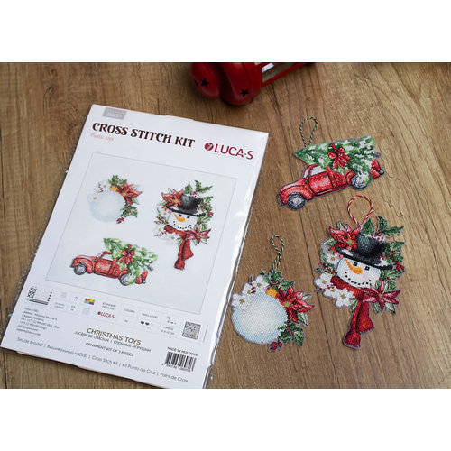 Luca-S Borduurpakket Christmas Toys - Luca-S