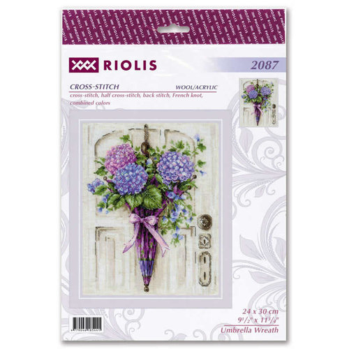 RIOLIS Borduurpakket Umbrella Wreath - RIOLIS