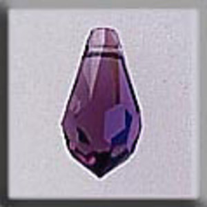 Mill Hill Crystal Treasures Very Small Tear Drop-Amethyst AB - Mill Hill