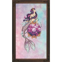 Borduurpatroon Mermaid Treasures Amethyst - Bella Filipina Designs