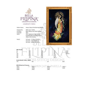 Bella Filipina Designs Speciale Materialen Hanan, Deity of the Morning - Bella Filipina Designs