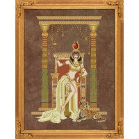 Borduurpatroon Cleopatra Queen of the Nile - Bella Filipina Designs