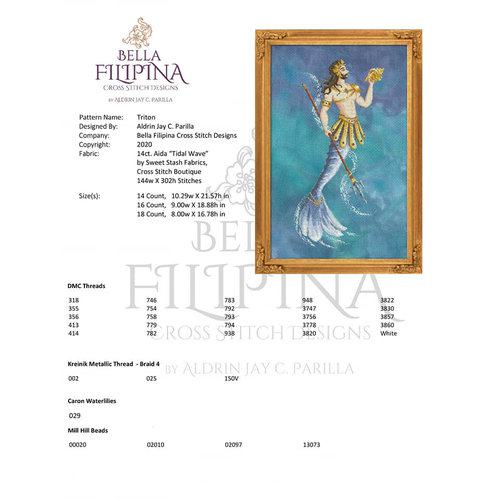 Bella Filipina Designs Speciale Materialen Triton - Bella Filipina Designs