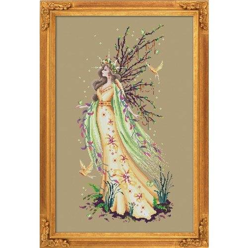 Bella Filipina Designs Borduurpatroon Gaia, the Earth Goddess - Bella Filipina Designs