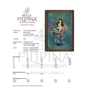 Bella Filipina Designs Speciale Materialen Nereid Galateia - Bella Filipina Designs