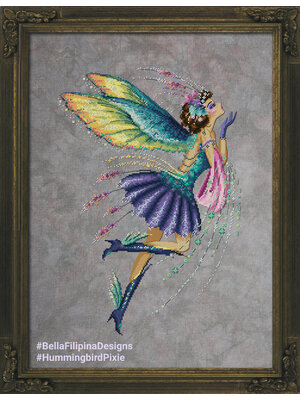 Bella Filipina Designs Borduurpatroon Hummingbird Pixie - Bella Filipina Designs Bella Filipina Designs Borduurpatroon Hummingbird Pixie - Bella Filipina Designs
