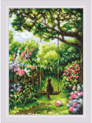 RIOLIS Borduurpakket Garden Swing - RIOLIS