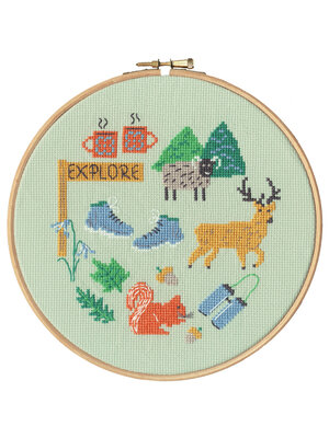 Bothy Threads Borduurpakket Jessica Hogarth - Explore - Bothy Threads