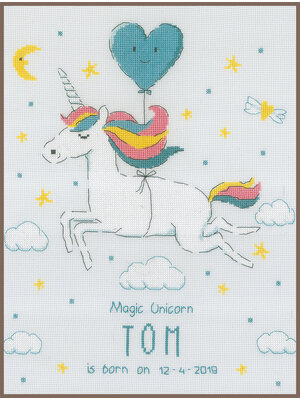 Vervaco Telpakket kit Magic unicorn