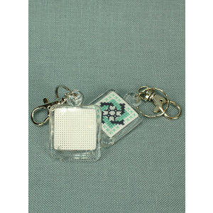 The Stitch Company Sleutelhanger vierkant Slang