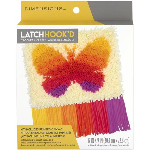 Dimensions Knooppakket Latch Hook kit  Butterfly - Dimensions