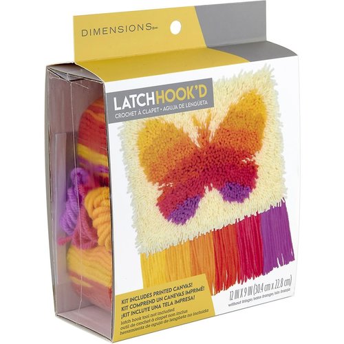 Dimensions Knooppakket Latch Hook kit  Butterfly - Dimensions