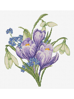 Luca-S Borduurpakket Spring Flowers - Luca-S Luca-S Borduurpakket Spring Flowers - Luca-S