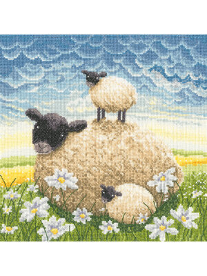 Bothy Threads Borduurpakket Lucy Pittaway - Double Trouble - Bothy Threads Bothy Threads Borduurpakket Lucy Pittaway - Double Trouble - Bothy Threads