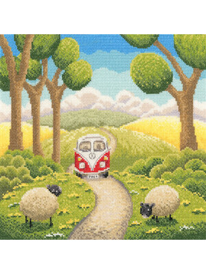 Bothy Threads Borduurpakket Lucy Pittaway - Road Trip - Bothy Threads Bothy Threads Borduurpakket Lucy Pittaway - Road Trip - Bothy Threads