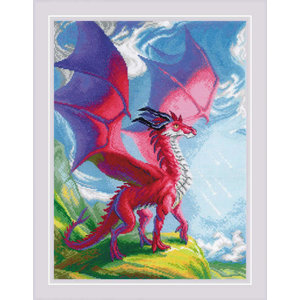 RIOLIS Borduurpakket Your Mighty Dragon - RIOLIS