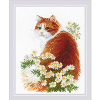 Borduurpakket Ginger Meow - RIOLIS