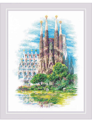 RIOLISf Borduurpakket Sagrada Familia - RIOLIS RIOLISf Borduurpakket Sagrada Familia - RIOLIS