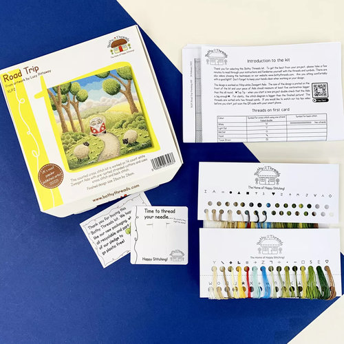 Bothy Threads Borduurpakket Lucy Pittaway - Road Trip - Bothy Threads Bothy Threads Borduurpakket Lucy Pittaway - Road Trip - Bothy Threads