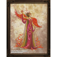 Borduurpatroon Phoenix Queen - Bella Filipina Designs