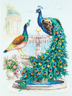 Magic Needle CI Borduurpakket Peacocks - Magic Needle Magic Needle CI Borduurpakket Peacocks - Magic Needle