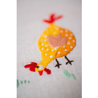 Tafelkleed kit Kleurige kippen