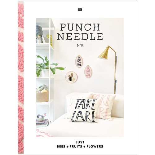 Rico Design Punch Needle No. 6 Just Bees + Fruits + Flowers (met Nederlandse vertaling)