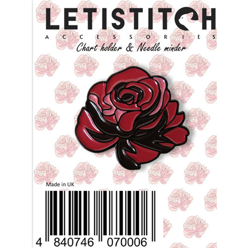 Leti Stitch Needle Minder Rose - Leti Stitch