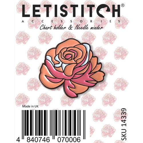 Leti Stitch Needle Minder Tea Rose - Leti Stitch