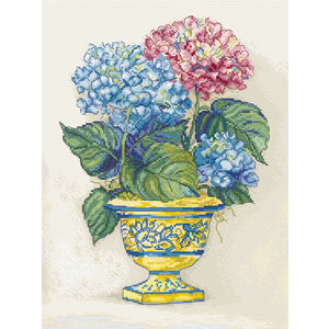Leti Stitch Borduurpakket Hydrangea Blooms - Leti Stitch