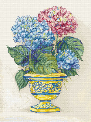 Leti Stitch Borduurpakket Hydrangea Blooms - Leti Stitch