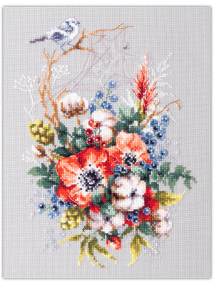 Magic Needle CI Borduurpakket Poppy and Cotton - Magic Needle