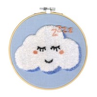 Borduurpakket Punch Needle - Wolk Blauw