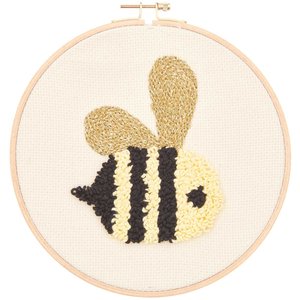 Rico Design Borduurpakket Punch Needle - Picture Bee