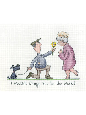 Heritage Crafts Borduurpakket I Wouldn't Change You - Heritage Crafts