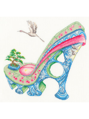 Bothy Threads Borduurpakket Sally King - Osaka Spring - Bothy Threads Bothy Threads Borduurpakket Sally King - Osaka Spring - Bothy Threads