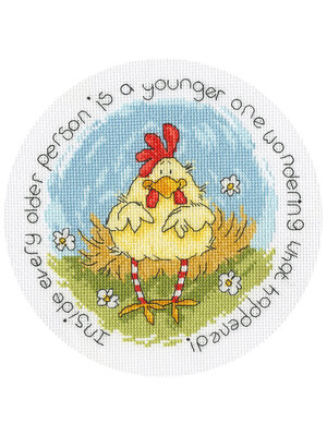 Bothy Threads Borduurpakket Margaret Sherry - Spring Chicken - Bothy Threads Bothy Threads Borduurpakket Margaret Sherry - Spring Chicken - Bothy Threads