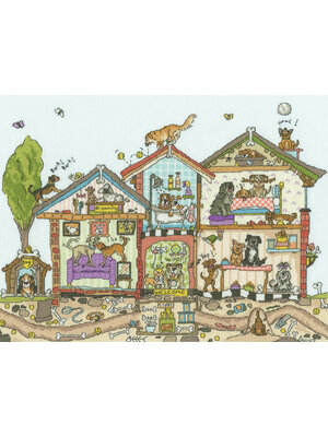 Bothy Threads Borduurpakket Amanda Loverseed - Pooch Palace - Bothy Threads Bothy Threads Borduurpakket Amanda Loverseed - Pooch Palace - Bothy Threads