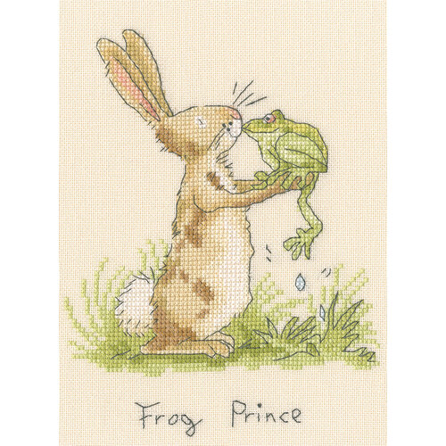 Bothy Threads Borduurpakket Anita Jeram - Frog Prince - Bothy Threads