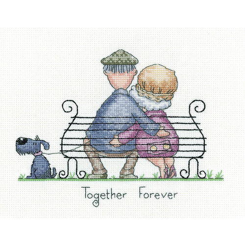 Heritage Crafts Borduurpakket Together Forever - Heritage Crafts Heritage Crafts Borduurpakket Together Forever - Heritage Crafts