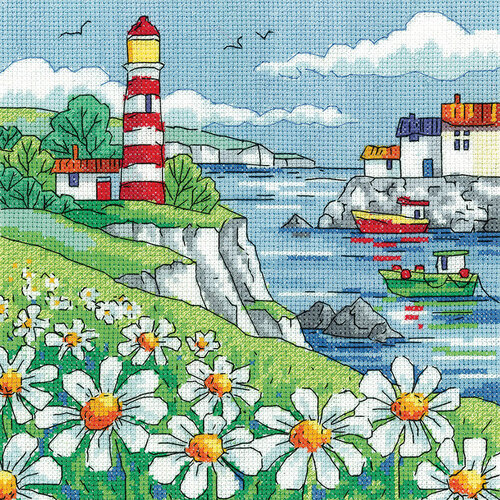 Heritage Crafts Borduurpakket Daisy Shore - Heritage Crafts Heritage Crafts Borduurpakket Daisy Shore - Heritage Crafts